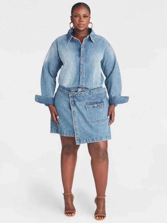 KBB by KAHLANA Dresses & Skirts - KBB by KAHLANA “The Asymm Denim Dress”